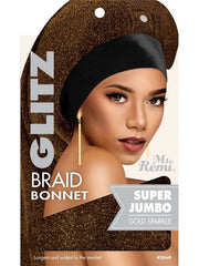 Ms. REMI GLITZ BRAID BONNET SUPER JUMBO (ASSORTED COLORS)