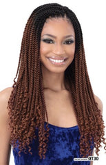 FREETRESS SYNTHETIC PRE LOOPED CROCHET BRAID 3X GORGEOUS TWIST 18"