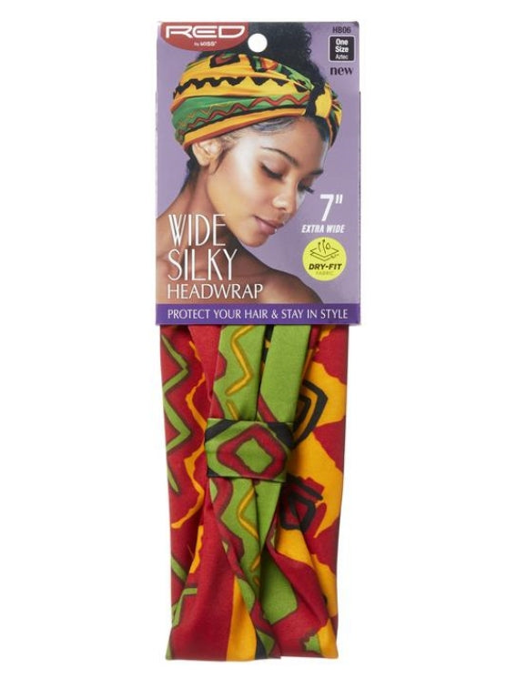 RED BY KISS WIDE DRY FIT HEADWRAP AZTEC