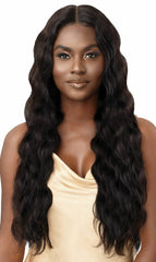 OUTRE 100% UNPROCESSED HUMAN HAIR MYTRESSES GOLD LABEL HD LACE FRONT WIG HH-BODY WAVE 28