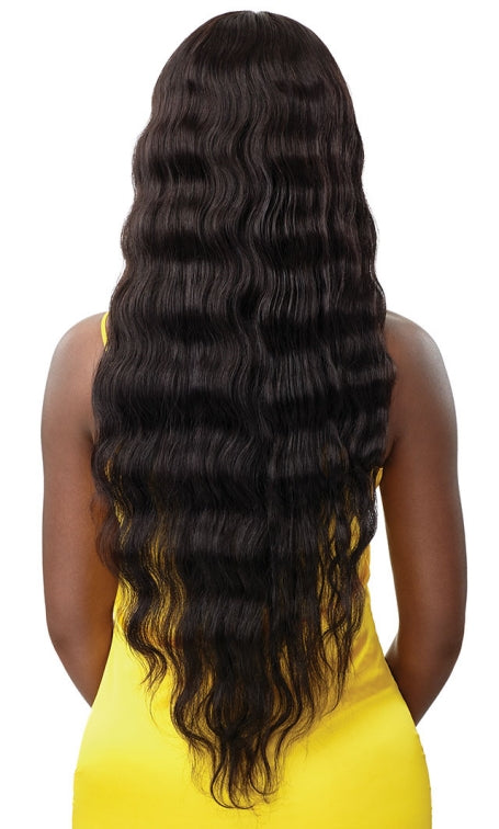 OUTRE 100% UNPROCESSED HUMAN HAIR MYTRESSES GOLD LABEL HD LACE FRONT WIG HH-BODY WAVE 34