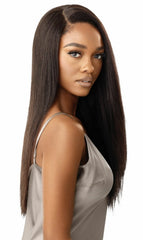 OUTRE 100% UNPROCESSED HUMAN HAIR MYTRESSES BLACK LABEL CUSTOMIZED 13X4 HD LACE FRONTAL WIG HH-VIRGIN STRAIGHT 26″