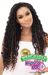 FREETRESS SYNTHETIC CROCHET BRAID WRAP N LOCK HIPSTA LOC 18"