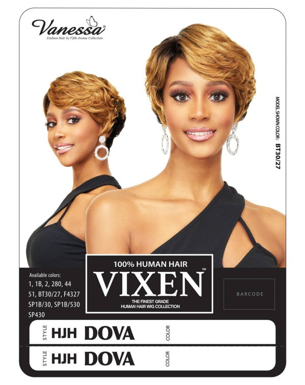 VANESSA VIXEN 100% HUMAN HAIR WIG HJH DOVA