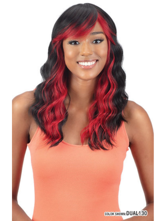 MAYDE BEAUTY 100% HUMAN HAIR BLEND WIG MOCHA HONEY