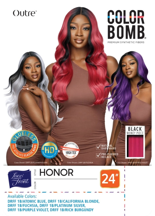 OUTRE COLOR BOMB HD LACE FRONT WIG HONOR