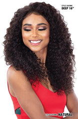 SHAKE N GO VIRGIN HUMAN HAIR WEAVE IBIZA HD 4X4 DEEP WAVE LACE CLOSURE 12"