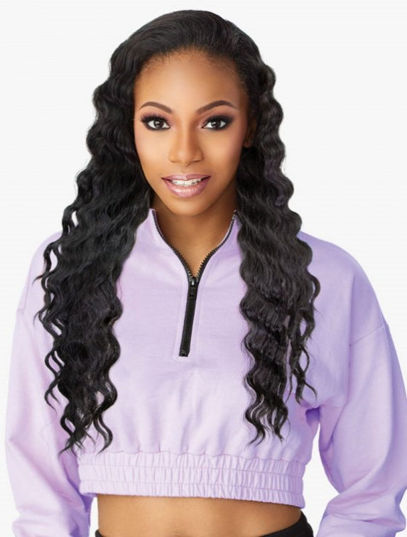 SENSATIONNEL INSTANT UP & DOWN PONY WRAP HALF WIG UD 9