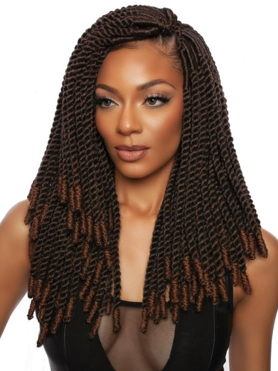 MANE CONCEPT AFRI NAPTURAL CROCHET BRAID 2X INVISIBLE LOCS 14"