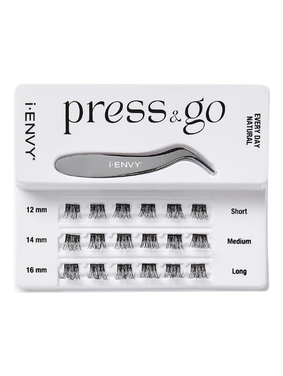 I ENVY BY KISS PRESS & GO PRESS ON CLUSTER LASHES ALL-IN-ONE KIT EVERY DAY