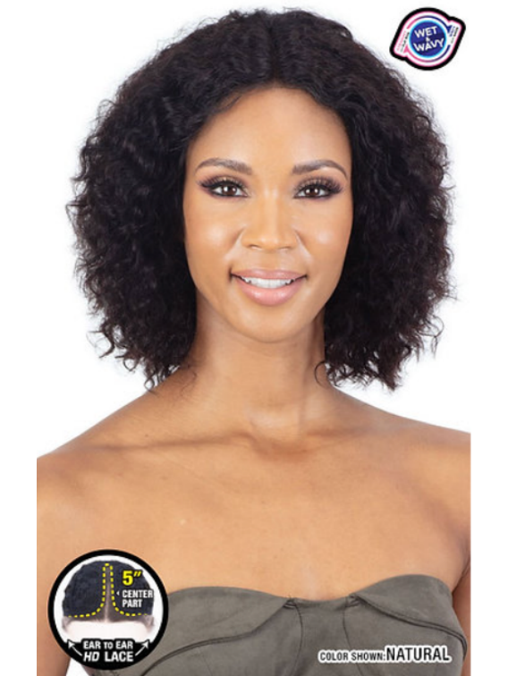 MAYDE BEAUTY IT GIRL 100% HUMAN HAIR WET & WAVY HD LACE FRONT WIG DEEP CURL 12"