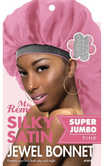 Ms. Remi SILKY SATIN JEWEL BONNET SUPER-JUMBO (ASSORTED COLOR)