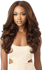 OUTRE 100% HUMAN HAIR BLEND 360 FRONTAL LACE 13X6 HD LACE FRONT WIG KALINDA