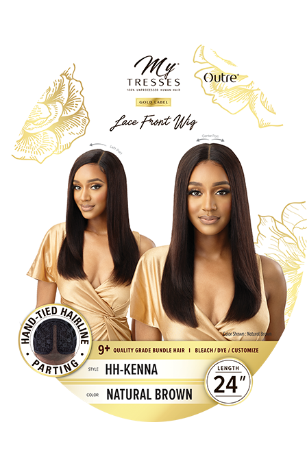 OUTRE MYTRESSES GOLD UNPROCESSED HUMAN HAIR LACE FRONT WIG KENNA