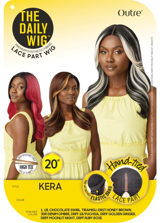 OUTRE THE DAILY WIG LACE PART WIG KERA