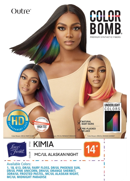 OUTRE COLOR BOMB HD LACE FRONT WIG KIMIA