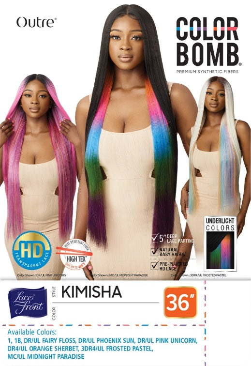 OUTRE COLOR BOMB HD LACE FRONT WIG KIMISHA