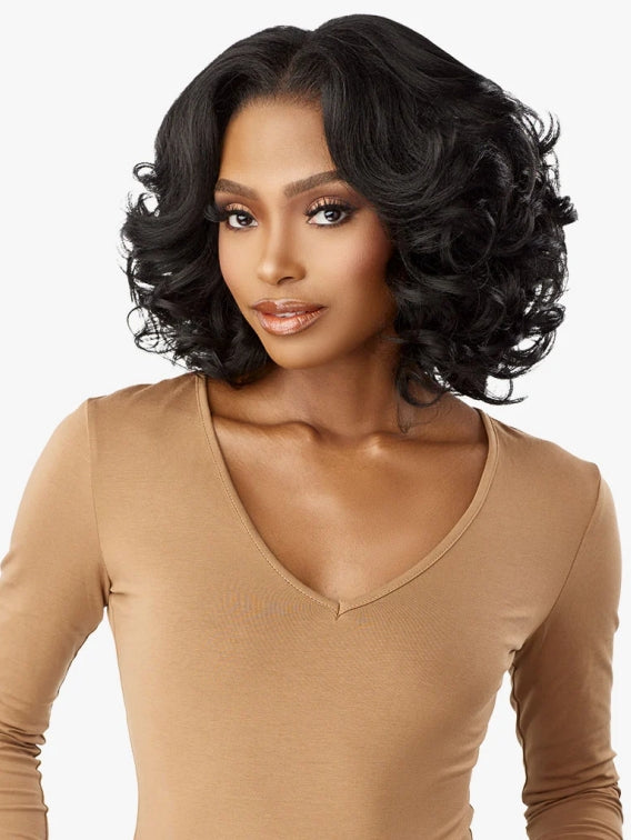 SENSATIONNEL CURLS KINKS N CO KINKY EDGES 13X6 LACE WIG KINKY BODY WAVE 14"