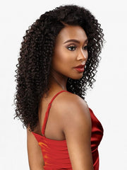 SENSATIONNEL 100% VIRGIN HUMAN HAIR 15A 13X4 FRONTAL HD LACE WIG KINKY CURLY 16