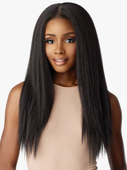 SENSATIONNEL CURLS KINKS N CO KINKY EDGES 13X6 LACE WIG KINKY STRAIGHT 24