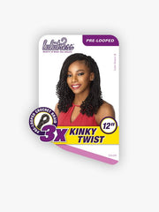 SENSATIONNEL SYNTHETIC LULUTRESS CROCHET BRAID 3X KINKY TWIST 12"