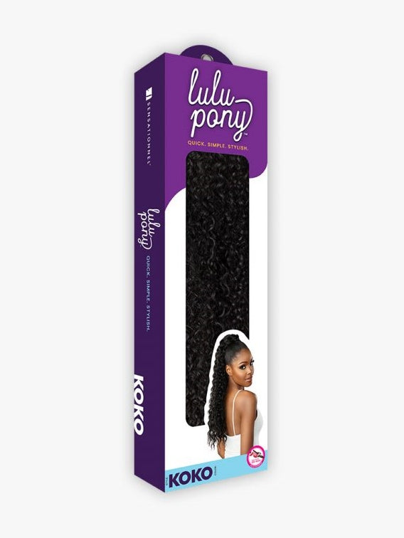 SENSATIONNEL LULU PONY DRAWSTING PONYTAIL KOKO