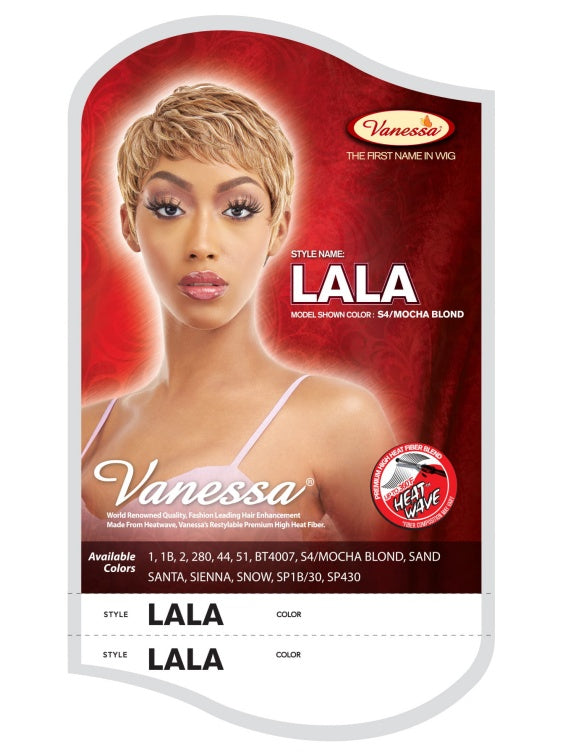 VANESSA PREMIUM HIGH HEAT FIBER FASHION WIG LALA