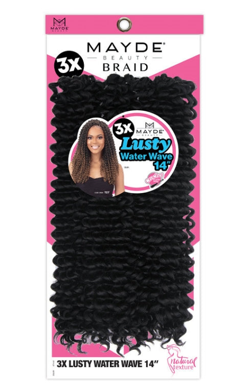 MAYDE BEAUTY CROCHET BRAID 3X LUSTY WATER WAVE 14