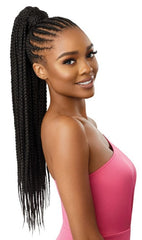 OUTRE PRETTY QUICK WRAP PONYTAIL MEDIUM BOX BRAID 26"