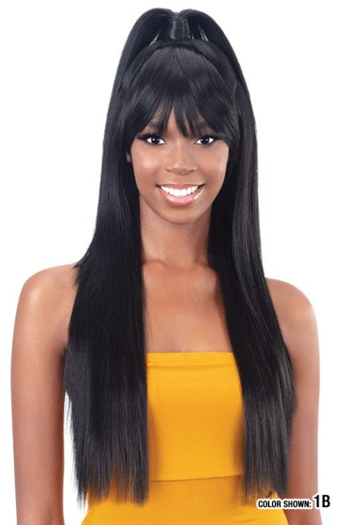 MODEL MODEL SYNTHETIC HALF-UP HD LACE FRONT WIG MAE