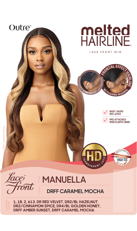 OUTRE MELTED HAIRLINE COLLECTION HD LACE FRONT WIG MANUELLA