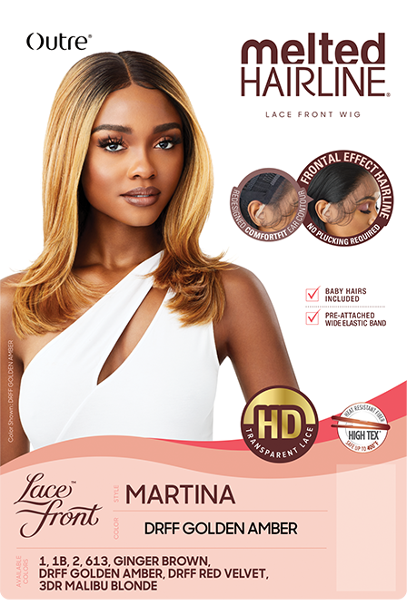 OUTRE MELTED HAIRLINE COLLECTION HD SWISS LACE FRONT WIG MARTINA