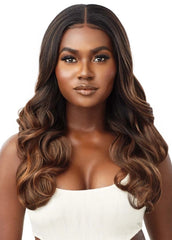 OUTRE 100% HUMAN HAIR BLEND 360 FRONTAL LACE 13X6 HD LACE FRONT WIG MAXIMINA