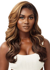 OUTRE 100% HUMAN HAIR BLEND 360 FRONTAL LACE 13X6 HD LACE FRONT WIG MAXIMINA