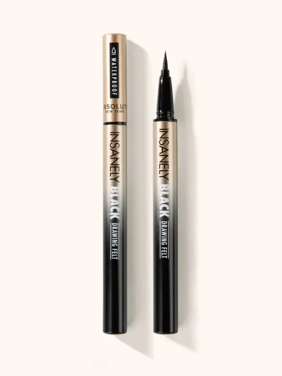 ABSOLUTE NEW YORK INSANELY BLACK FIRM FELT TIP LINER