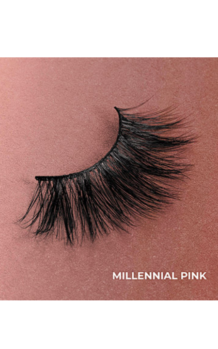 KISS V-LUXE REAL MINK MILLENIAL PINK