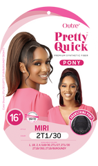 OUTRE PRETTY QUICK DRAWSTRING PONYTAIL MIRI