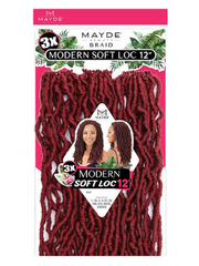 MAYDE BEAUTY CROCHET BRAID 3X MODERN SOFT LOC 12"