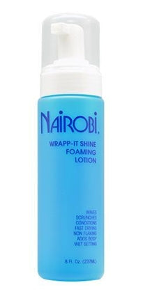 NAIROBI WRAPP-IT SHINE FOAMING LOTION 8OZ