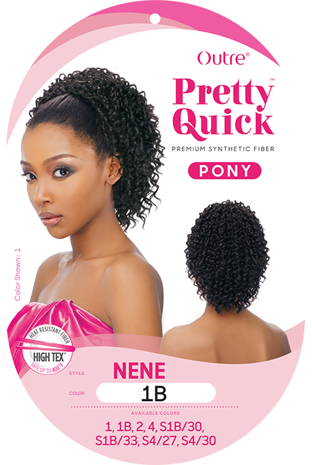 OUTRE PRETTY QUICK DRAWSTRING PONYTAIL NENE