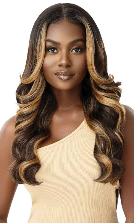 OUTRE SYNTHETIC PRE-PLUCKED HD TRANSPARENT LACE FRONT WIG OCEANE