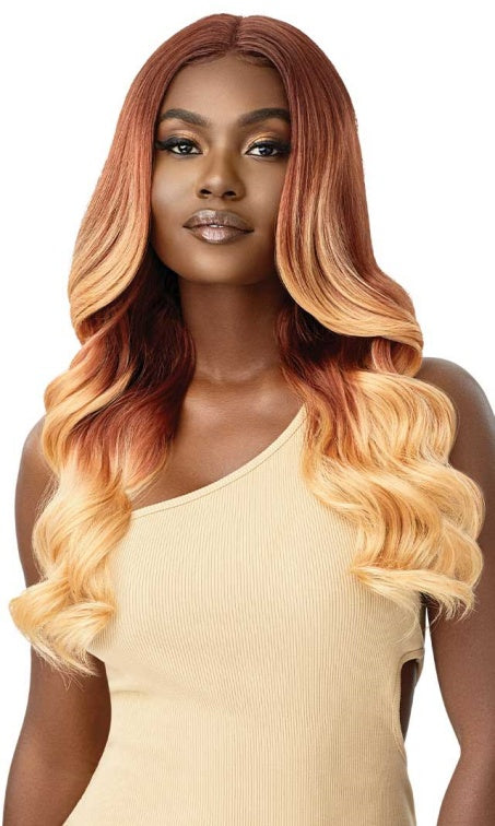 OUTRE SYNTHETIC PRE-PLUCKED HD TRANSPARENT LACE FRONT WIG OCEANE