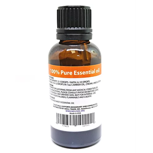 WELL'S ESSENTIAL OIL ORANGE 1OZ