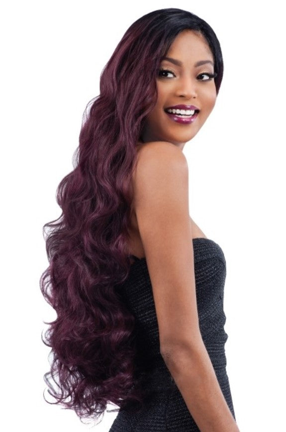 SHAKE N GO HUMAN HAIR BLEND WEAVE ORGANIQUE MASTERMIX BODY WAVE 3PCS