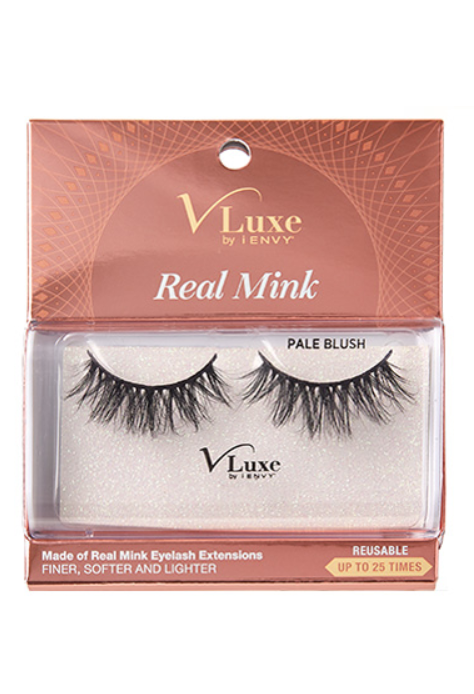 KISS V-LUXE REAL MINK PALE BLUSH