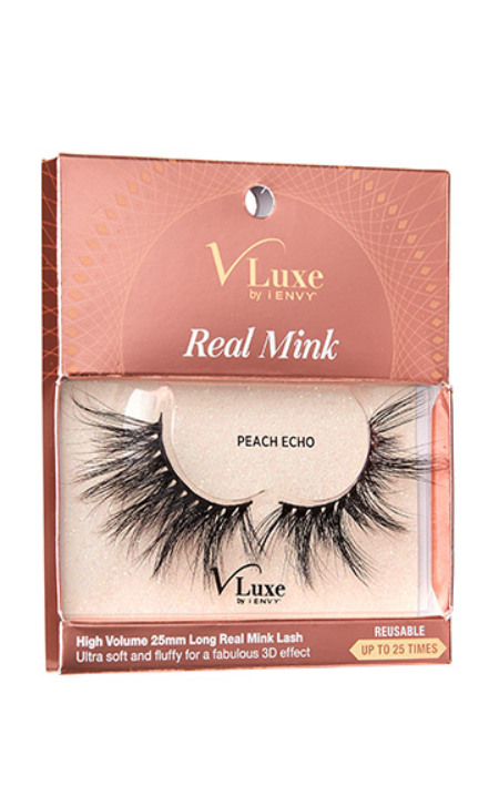 KISS V-LUXE REAL MINK VELVET PEACH ECHO