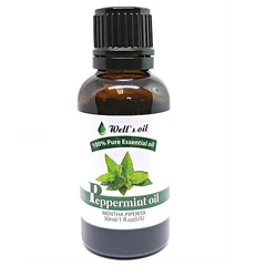 WELL'S ESSENTIAL OIL PEPPERMINT 1OZ