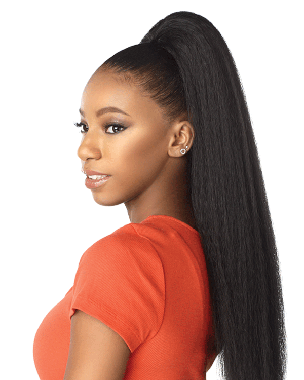 SENSATIONNEL SYNTHETIC INSTANT PONY DRAWSTRING PONYTAIL PERM YAKI 24"