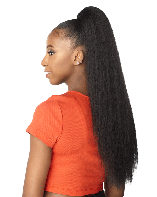 SENSATIONNEL SYNTHETIC INSTANT PONY DRAWSTRING PONYTAIL PERM YAKI 24"