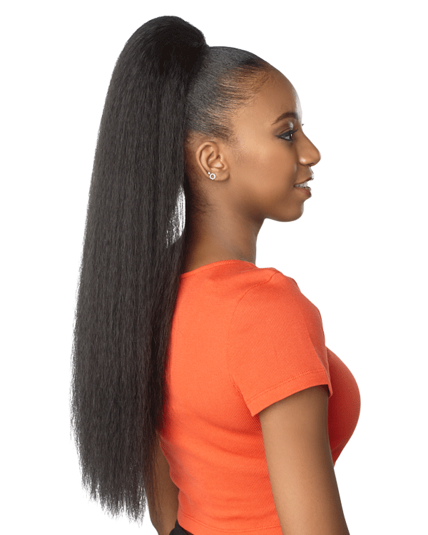 SENSATIONNEL SYNTHETIC INSTANT PONY DRAWSTRING PONYTAIL PERM YAKI 24"